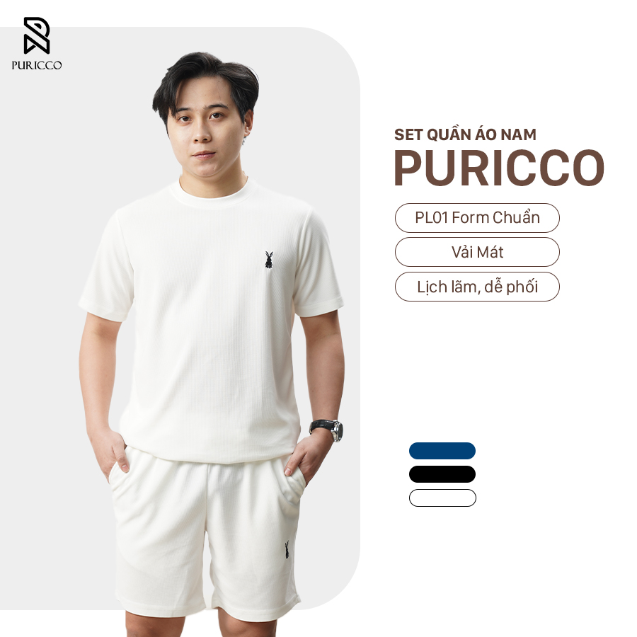 Bộ Quần Áo Nam Mùa Hè PURICCO - Ảnh 3